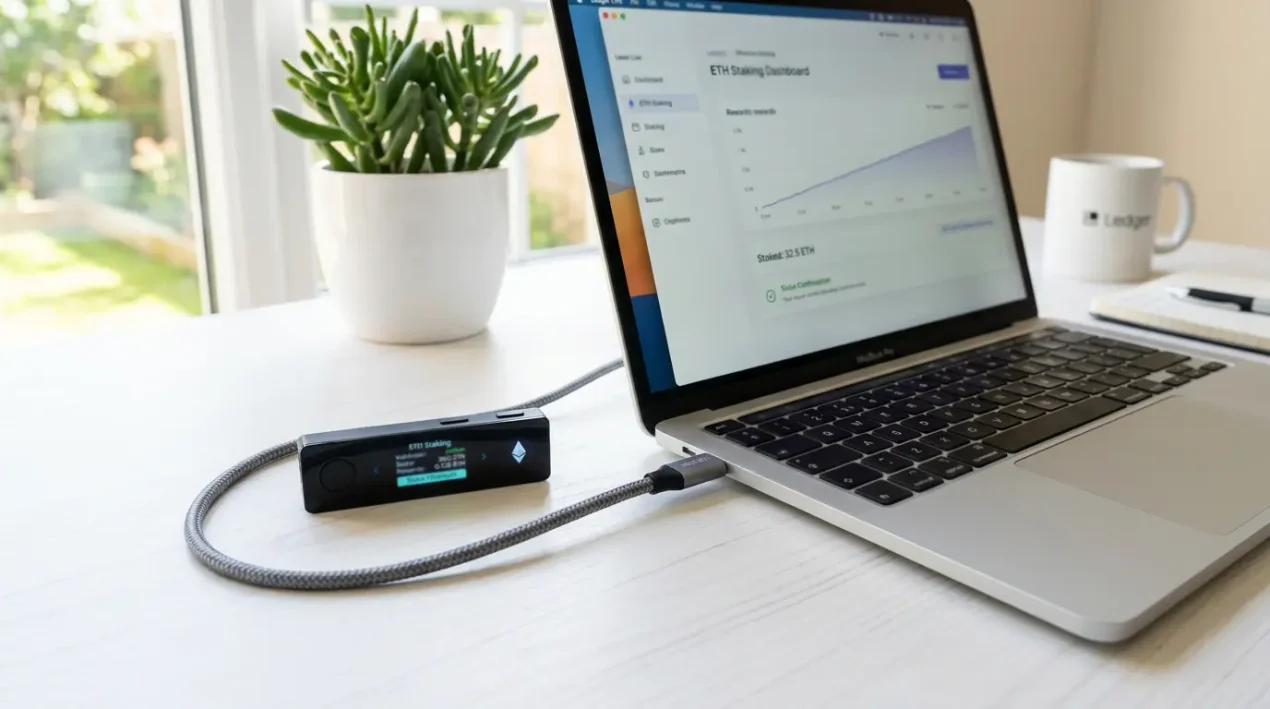 Staking ethereum z hardvérovej peňaženky Ledger a Trezor s návodom krok za krokom