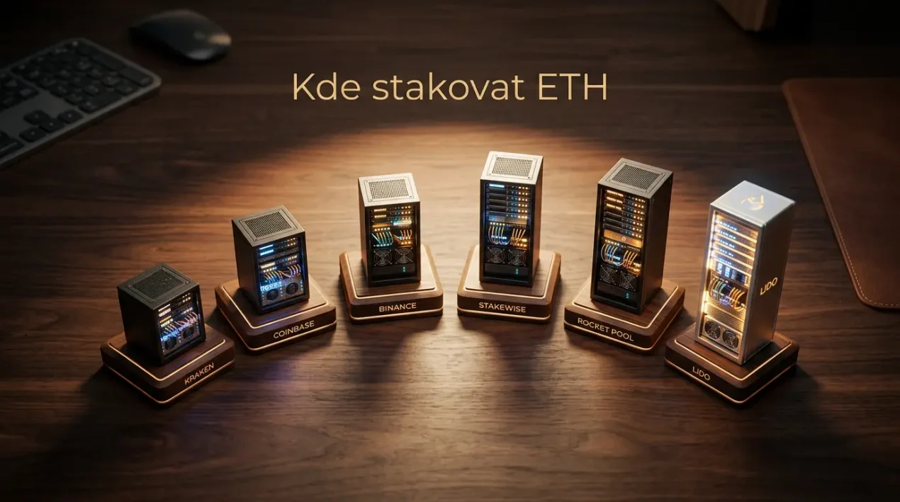 Kde stakovať Ethereum v roku 2026 — porovnanie platforiem pre slovenských investorov